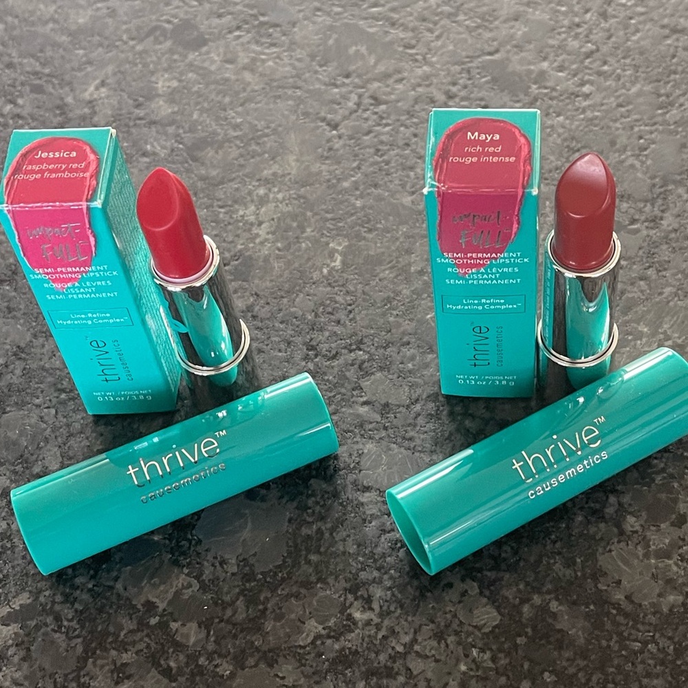 Thrive Causemetics ImpactFULL Smoothing Lipstick in Jessica 💋 OR Maya 💋💋